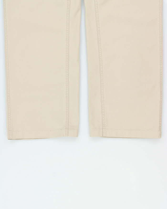 Vintage Y2K 00s Columbia Desert Khaki Omni-Shield Canvas Wide Leg Technical Trousers - W34 L30