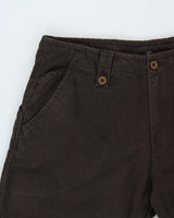 Vintage Y2K 00s Columbia Brown Mid Rise Heavyweight Linen Blend Relaxed Fit Straight Leg Trousers - W34 L30