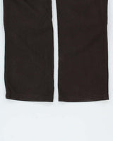 Vintage Y2K 00s Columbia Brown Mid Rise Heavyweight Linen Blend Relaxed Fit Straight Leg Trousers - W34 L30