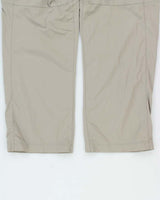 Vintage Y2K 00s Arc'teryx Desert Khaki Low Rise Relaxed Fit Wide Leg Technical Hiking Trousers - W34 L32