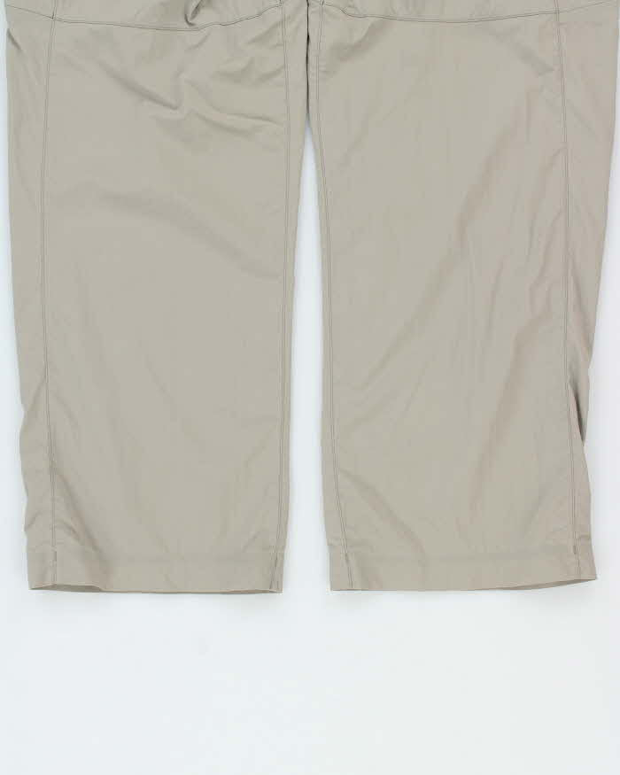Vintage Y2K 00s Arc'teryx Desert Khaki Low Rise Relaxed Fit Wide Leg Technical Hiking Trousers - W34 L32