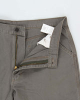 DSWT Wrangler Rustler Khaki Heavyweight Relaxed Straight Leg Loose Fit Carpenter Trousers - W36 L32