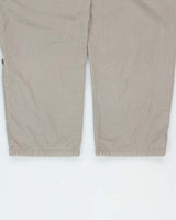 Vintage Y2K 00s The North Face A5 Series Khaki Wide Leg Canvas Technical Trousers - W36 L32