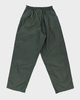 Vintage 1990s Nike Khaki Lightweight Waterproof Shell Baggy Wide Leg Zip Tracksuit Bottoms - XL