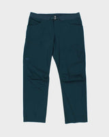 2019 Arc'teryx Teal 'Lefroy Pant' Lightweight Belted Straight Leg Walking Trousers - W38 L32