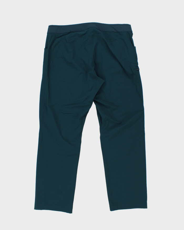 2019 Arc'teryx Teal 'Lefroy Pant' Lightweight Belted Straight Leg Walking Trousers - W38 L32