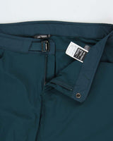 2019 Arc'teryx Teal 'Lefroy Pant' Lightweight Belted Straight Leg Walking Trousers - W38 L32