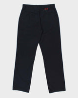 Vintage Y2K 00s Oakley Navy Technical Canvas Relaxed Straight Leg 'O' Chino Trousers - W36 L34