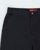 Vintage Y2K 00s Oakley Navy Technical Canvas Relaxed Straight Leg 'O' Chino Trousers - W36 L34