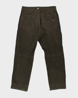 Kuhl Khaki Revolver Vintage Patina Dye Mid Rise Straight Leg Outdoor Trousers - W36 L34