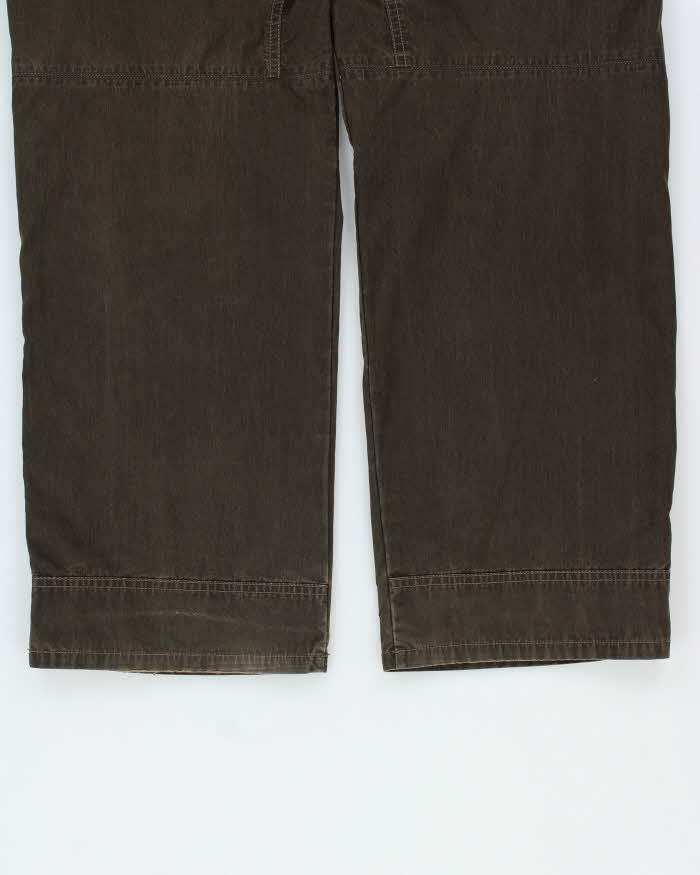 Kuhl Khaki Revolver Vintage Patina Dye Mid Rise Straight Leg Outdoor Trousers - W36 L34