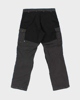 Fjall Raven Vidda Pro G-1000 Dark Grey Canvas Straight Leg Hiking Trousers - W34 L32