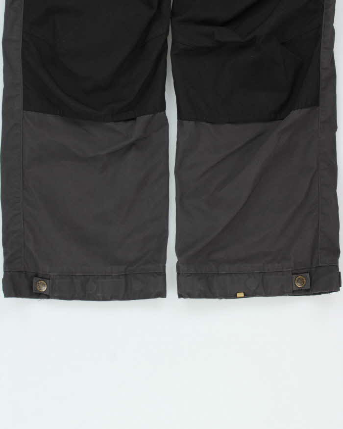 Fjall Raven Vidda Pro G-1000 Dark Grey Canvas Straight Leg Hiking Trousers - W34 L32