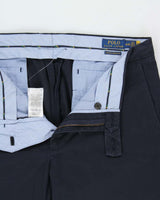 Vintage Polo Ralph Lauren Navy Stretch Straight Fit Casual Chino Trousers - W35 L30