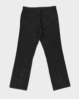 Vintage 1970s Wrangler Mid-Rise Sta Prest Bootcut Wrancher Trousers - W36 L32