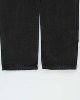 Vintage Carhartt B01 BLK Union Made In USA Firm Duck Double Front Canvas Dungaree Fit Carpenter Trousers - W34 L31