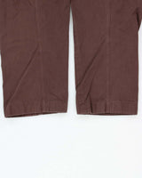 Vintage Y2K 00s Arc'teryx Brown Low-Rise Canvas Relaxed Straight Leg Technical Trousers - W35 L28