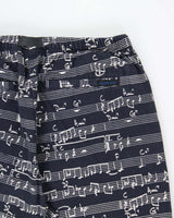 Gramicci x Bookworks Navy Musical Durable Twill Canvas Relaxed Fit Wide Leg Elastic Jazz Alpine Climbing Trousers - L