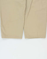 Vintage 1990s Vans Khaki Canvas High-Rise Relaxed Fit Wide Leg Baggy Skater Chinos - W34 L28