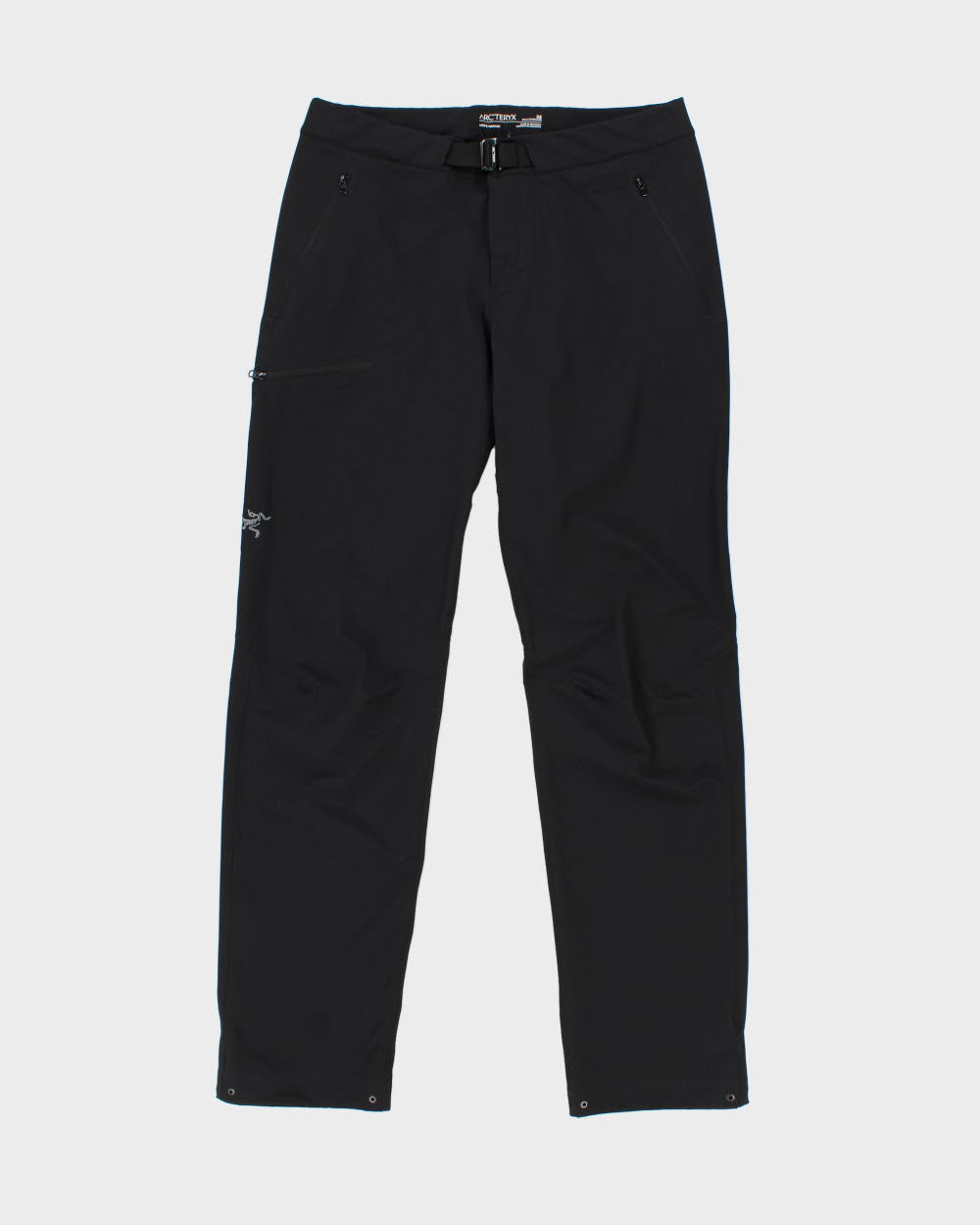 Arc'teryx Black 'Gamma' Low-Rise Softshell Slim Straight Hiking Trousers - W32 L32