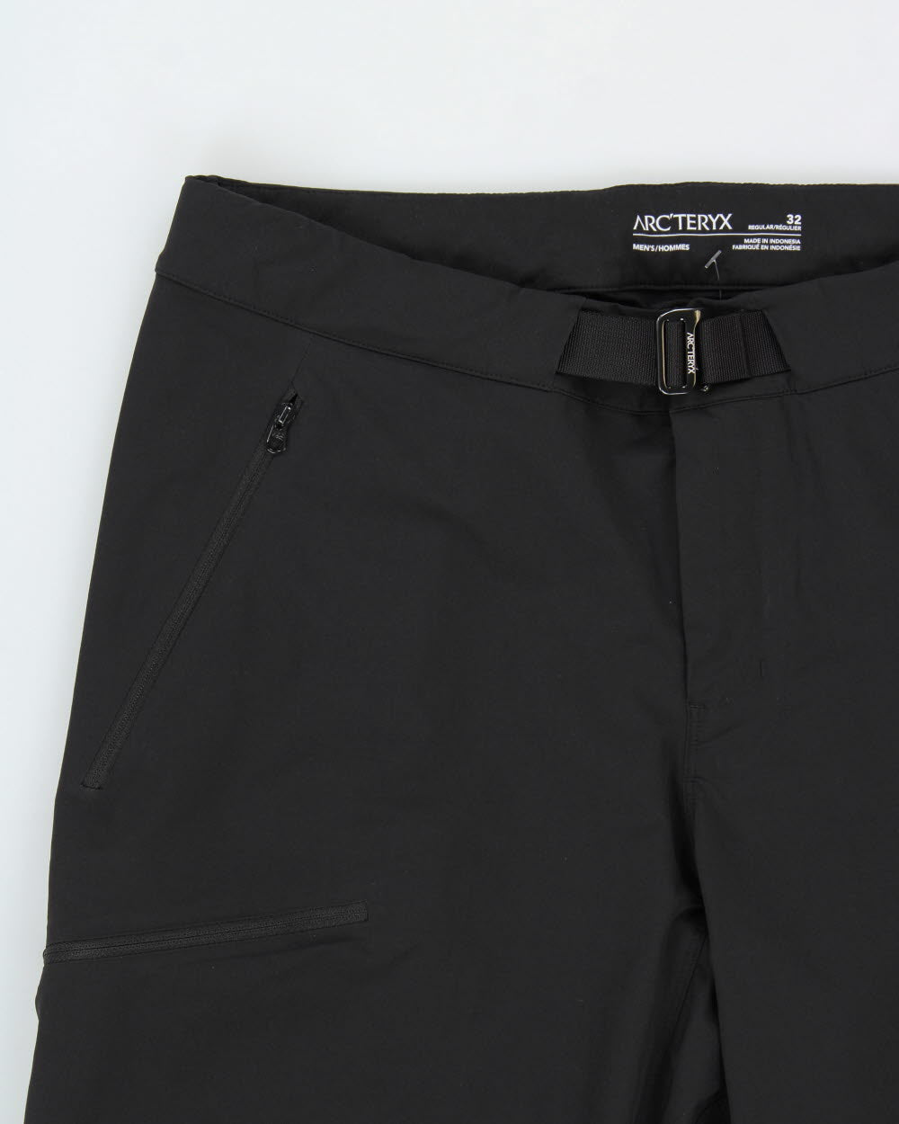 Arc'teryx Black 'Gamma' Low-Rise Softshell Slim Straight Hiking Trousers - W32 L32