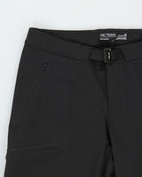 Arc'teryx Black 'Gamma' Low-Rise Softshell Slim Straight Hiking Trousers - W32 L32