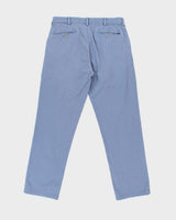 Vintage Y2K 00s Polo Ralph Lauren Stone Wash Blue Classic Fit Straight Leg Canvas Chino Trousers - W34 L32