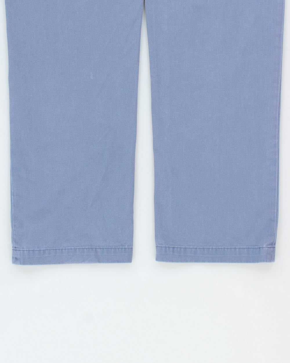 Vintage Y2K 00s Polo Ralph Lauren Stone Wash Blue Classic Fit Straight Leg Canvas Chino Trousers - W34 L32