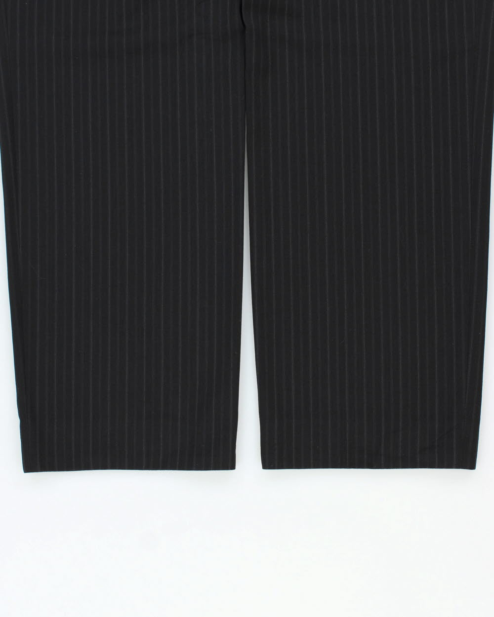 Vintage Y2K 00s Hugo Boss Striped Wool Relaxed Fit Straight Leg Suit Trousers - W33 L31
