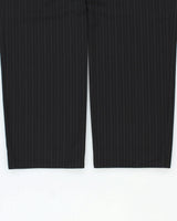 Vintage Y2K 00s Hugo Boss Striped Wool Relaxed Fit Straight Leg Suit Trousers - W33 L31