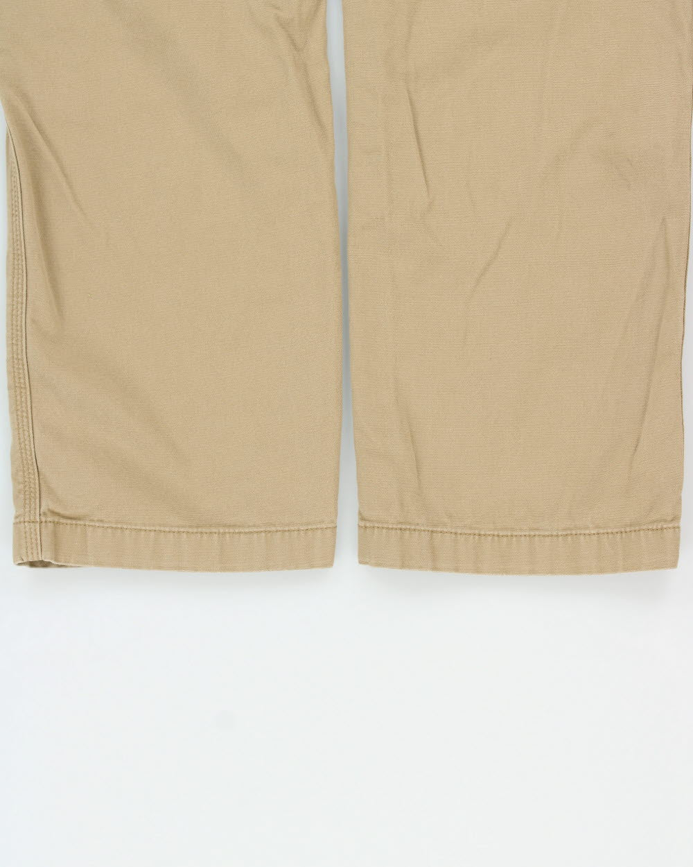 Vintage Carhartt Khaki Rugged Flex Relaxed Fit Canvas Straight Leg Cargo Trousers - W36 L33