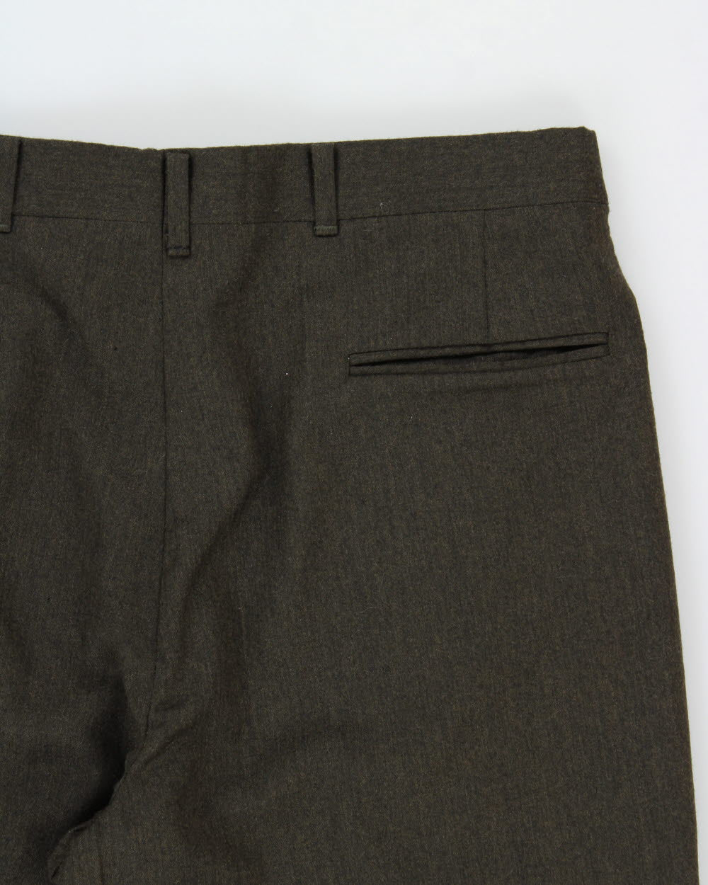 Vintage Pierre Cardin Relaxed Fit Pleated Wool Trousers - W33 L29