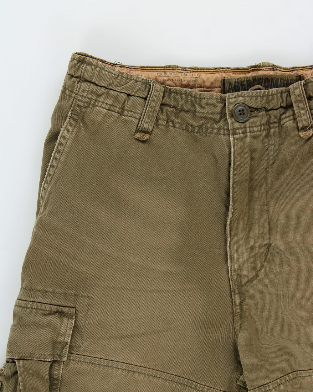 Vintage 2000s Abercrombie Heavyweight Cargo Trousers - W30 L28