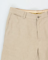 Vintage Tommy Bahama Relaxed Fit Linen Trousers - W34 L30