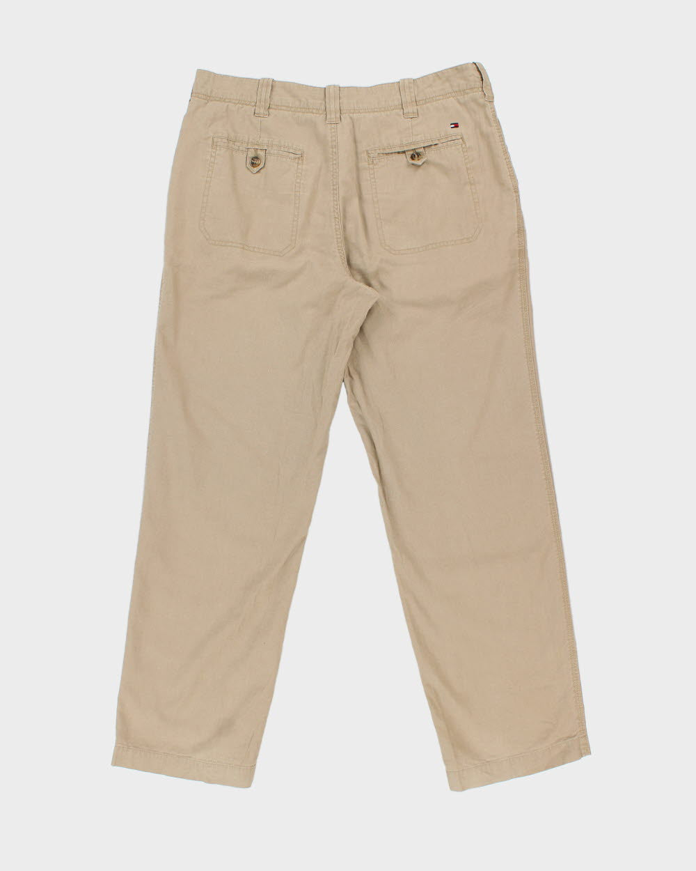 Vintage Tommy Hilfiger Relaxed Fit Linen Blend Trousers - W34 L30