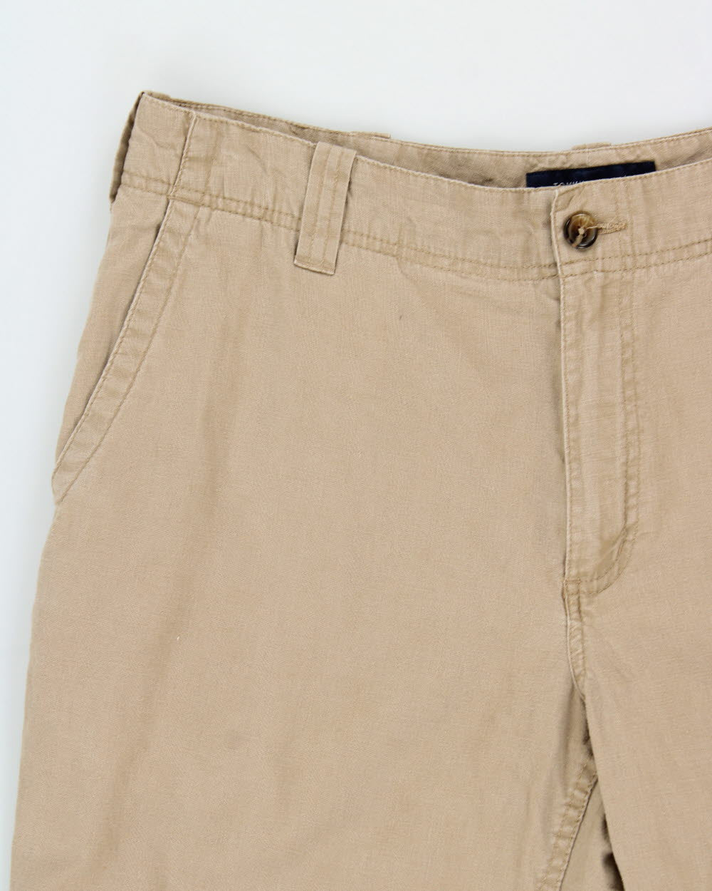 Vintage Tommy Hilfiger Relaxed Fit Linen Blend Trousers - W34 L30