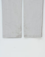 Vintage Oakley Pale Grey Canvas Regular Fit Straight Leg Cargo Trousers - W32 L32