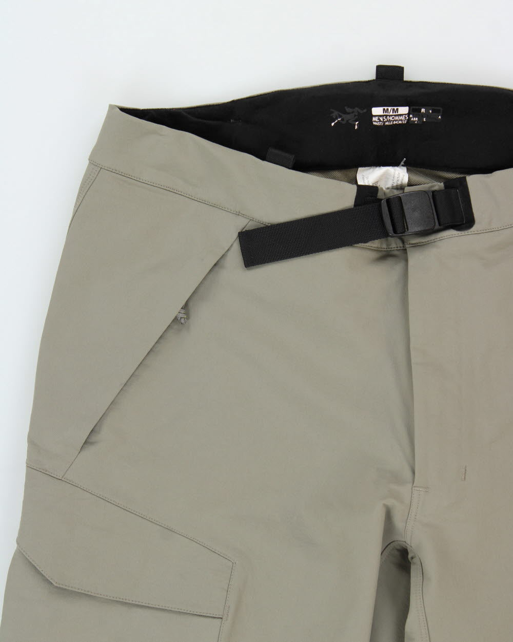 Vintage Arc'teryx Khaki Quantum Soft Shell Gore-Tex Straight Leg Mountaineering Trousers - W34 L33