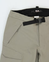 Vintage Arc'teryx Khaki Quantum Soft Shell Gore-Tex Straight Leg Mountaineering Trousers - W34 L33