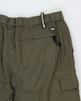 Vintage The North Face Khaki Soft Shell Convertible Relaxed Straight Leg Hiking Trousers - L