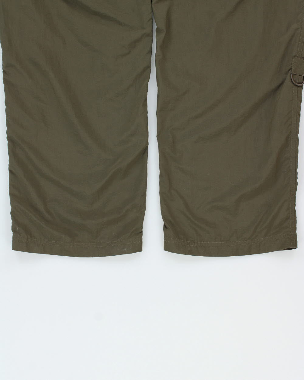 Vintage The North Face Khaki Soft Shell Convertible Relaxed Straight Leg Hiking Trousers - L