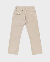 Vintage Y2K 00s Tommy Hilfiger Denim Desert Khaki Flap Pocket Straight Leg Trousers - W31 L30