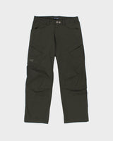 Vintage Y2K 00s Arc'teryx Khaki Gamma Mid-Rise Soft Shell Relaxed Fit Straight Leg Hiking Trousers - W32 L30