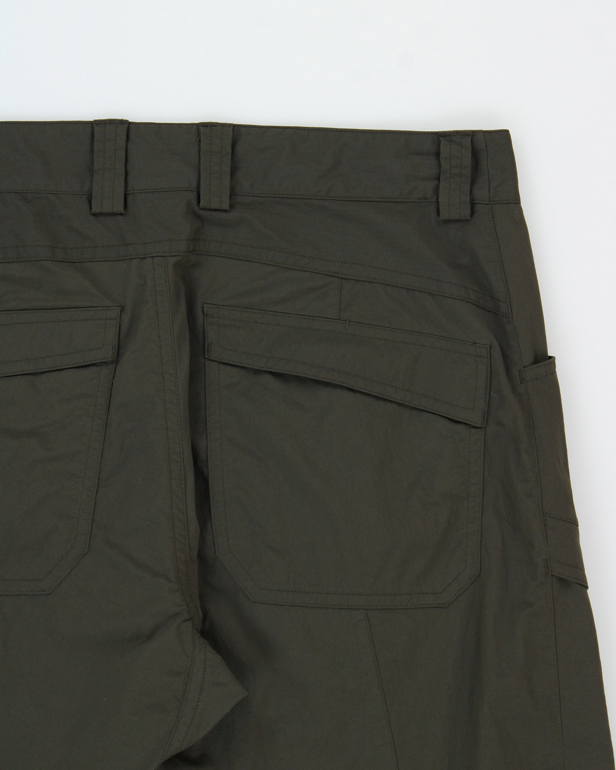 Vintage Y2K 00s Arc'teryx Khaki Gamma Mid-Rise Soft Shell Relaxed Fit Straight Leg Hiking Trousers - W32 L30