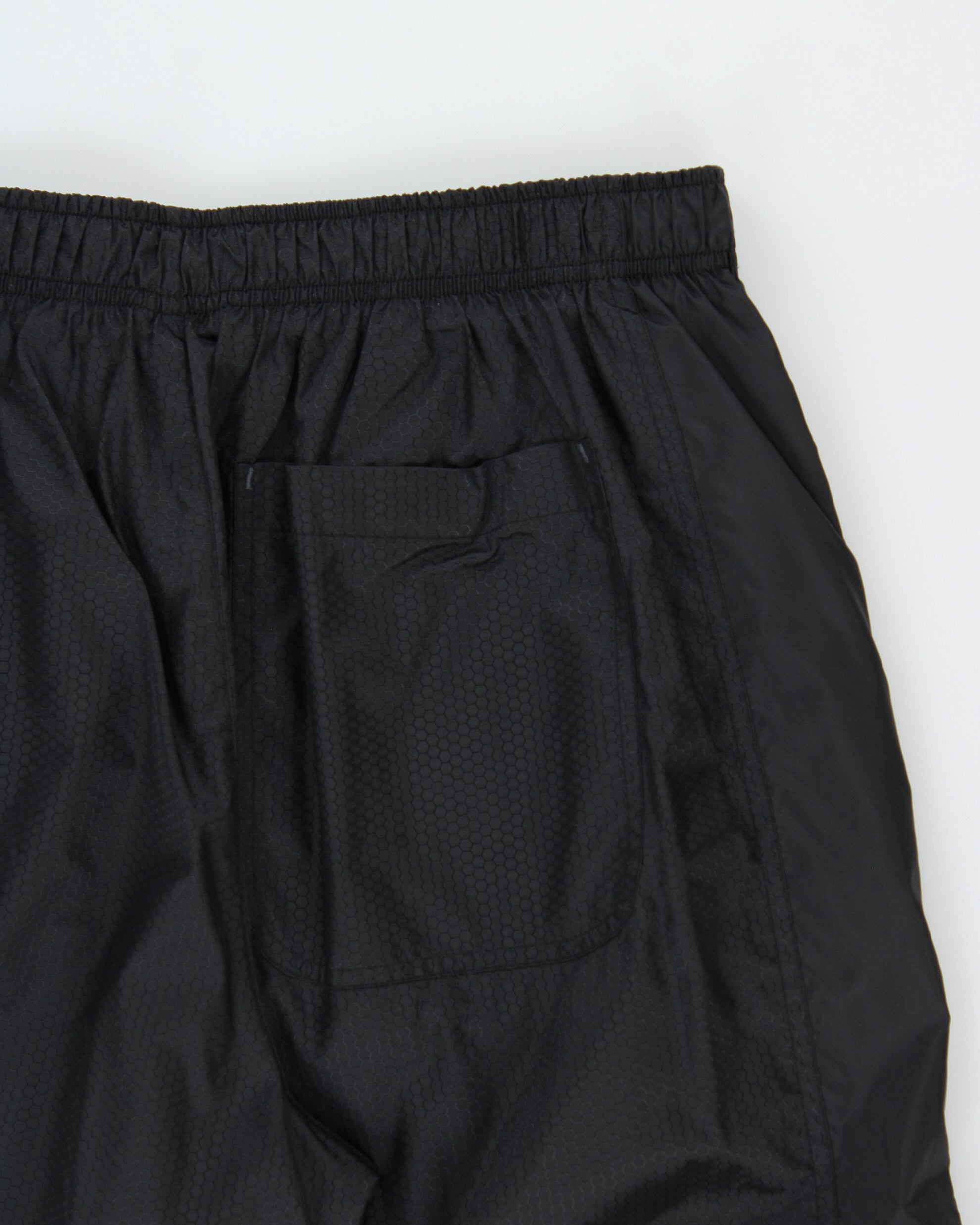 Vintage 2001 Y2K Nike Honeycomb Shell Adjustable Relaxed Fit Wide Leg Tech Tracksuit Bottoms - L