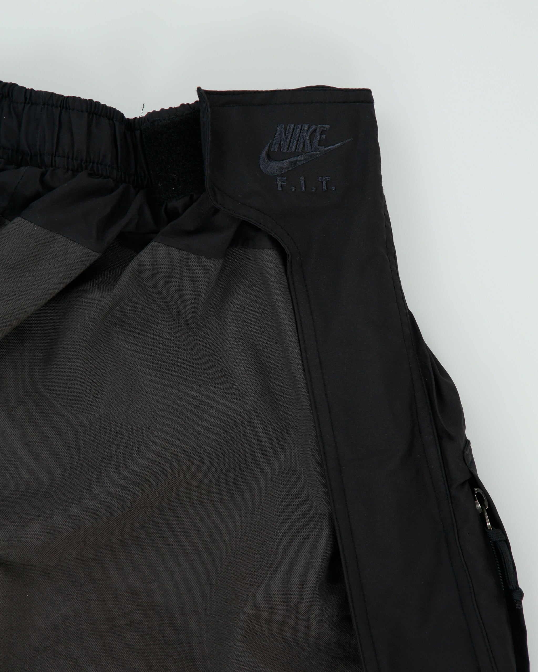Vintage 2005 Y2K Nike ACG F.I.T Adjustable Split Waterproof Relaxed Fit Shell Mountaineering Trousers  - L