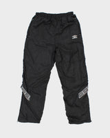 Vintage 1990s Umbro Classic Diamond Shell Relaxed Fit Zip Cuff Tracksuit Bottoms - L