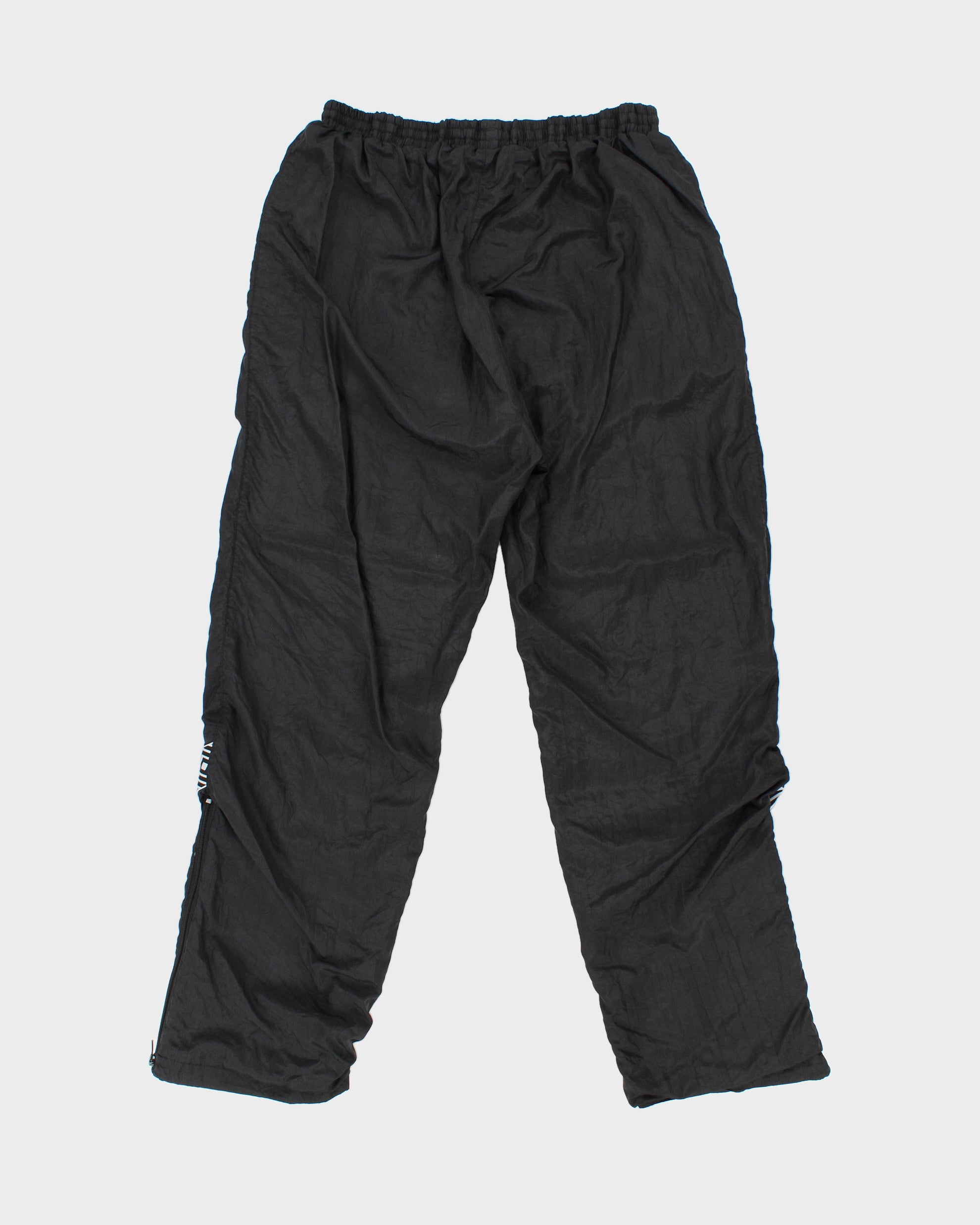 Vintage 1990s Umbro Classic Diamond Shell Relaxed Fit Zip Cuff Tracksuit Bottoms - L