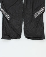 Vintage 1990s Umbro Classic Diamond Shell Relaxed Fit Zip Cuff Tracksuit Bottoms - L