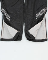 Vintage 1990s Umbro Classic Diamond Shell Relaxed Fit Zip Cuff Tracksuit Bottoms - L